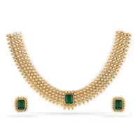 Rubans Necklace Set Gold Plated Traditional Stylish Jewellery Gift for Women & Girls