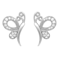 GIVA 925 Silver Beatiful Butterfly Studs Earrings